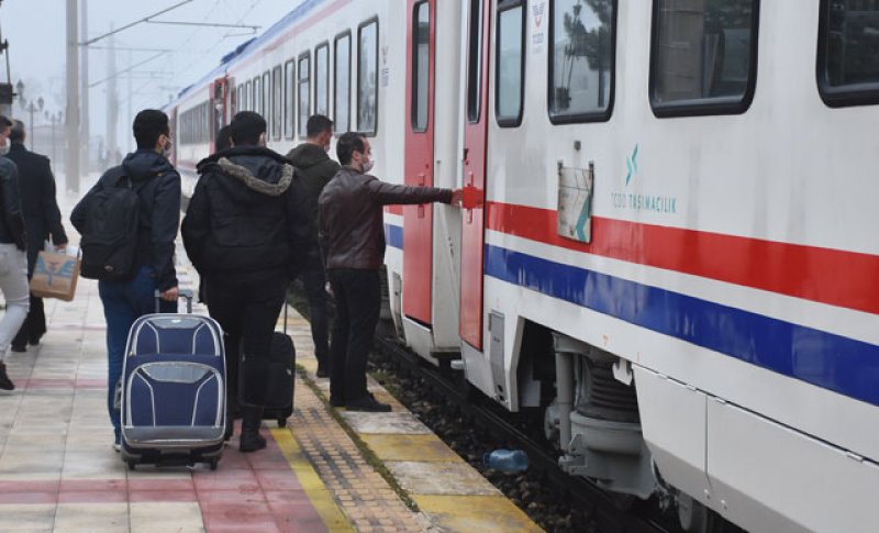 Türkiye'de tren rotalarının olduğu şehirler