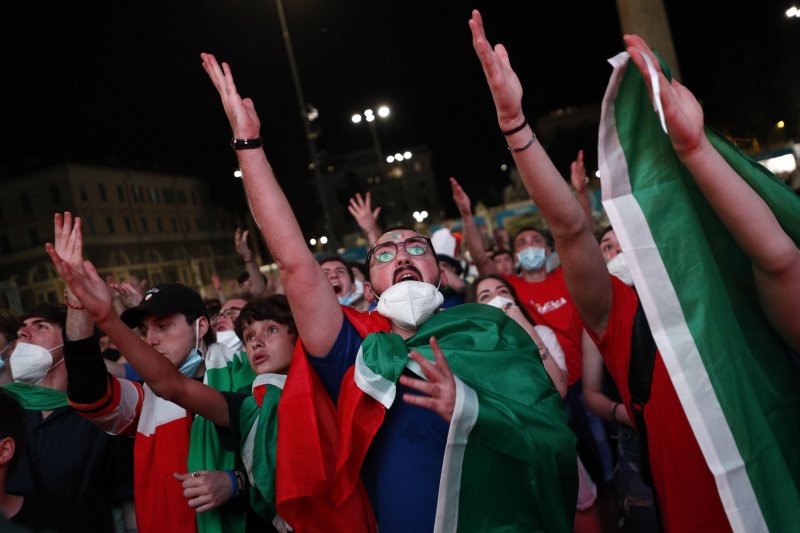 Euro 2020 Türkiye - İtalya maçından kareler