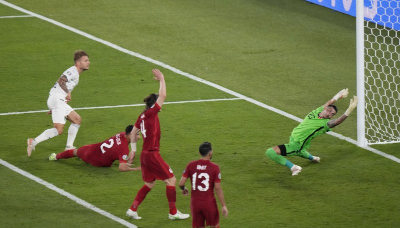 Euro 2020 Türkiye - İtalya maçından kareler