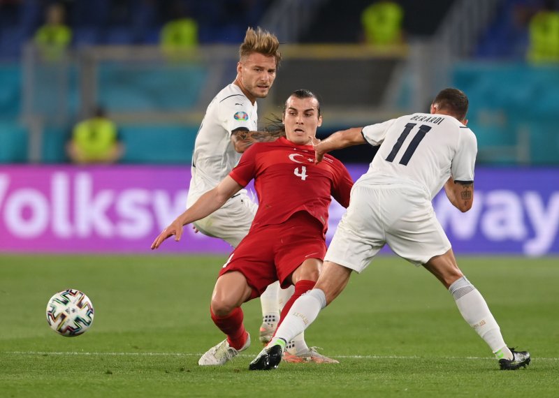 Euro 2020 Türkiye - İtalya maçından kareler