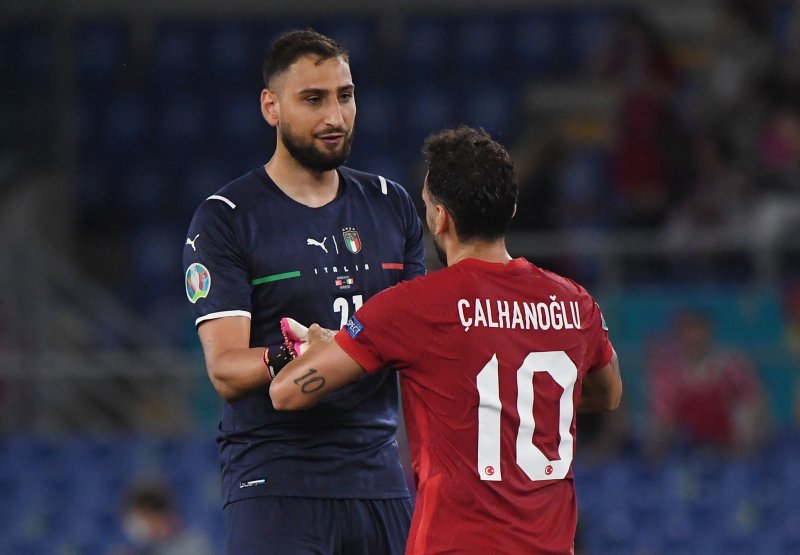 Euro 2020 Türkiye - İtalya maçından kareler