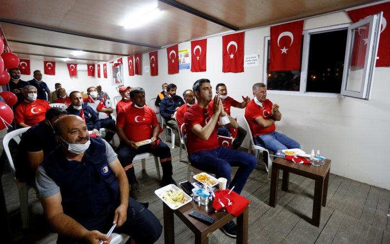 Euro 2020 Türkiye - İtalya maçından kareler