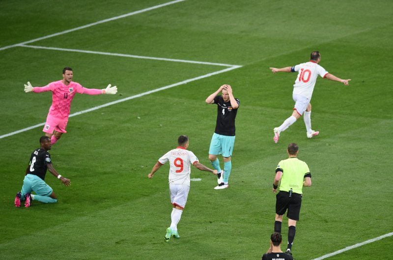 Avusturya-Kuzey Makedonya maçından kareler