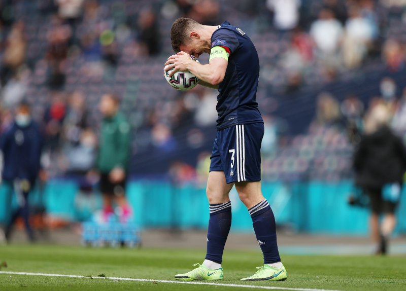 Çekya-İskoçya maçından kareler