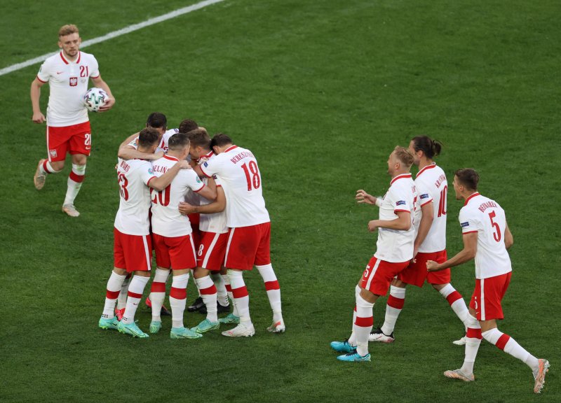 Polonya-Slovakya maçından kareler