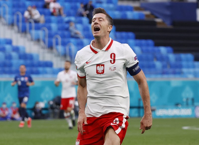 Polonya-Slovakya maçından kareler