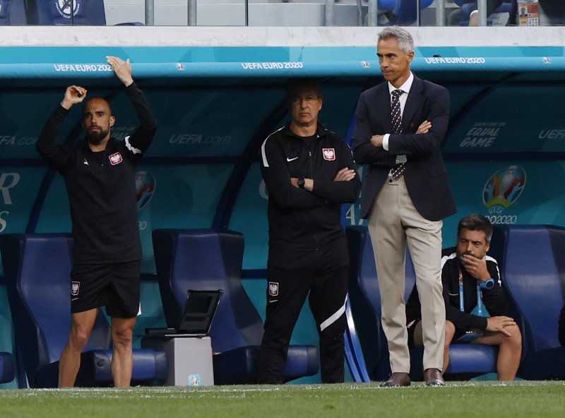 Polonya-Slovakya maçından kareler