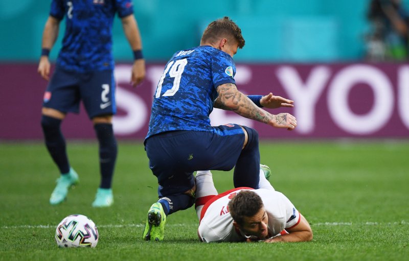 Polonya-Slovakya maçından kareler