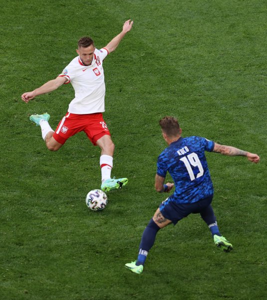 Polonya-Slovakya maçından kareler