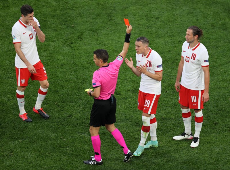 Polonya-Slovakya maçından kareler