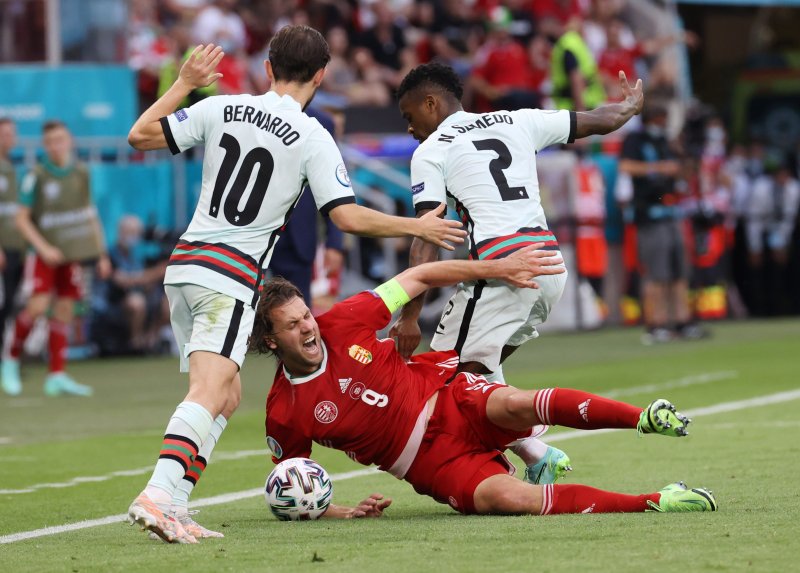 Macaristan-Portekiz maçından kareler