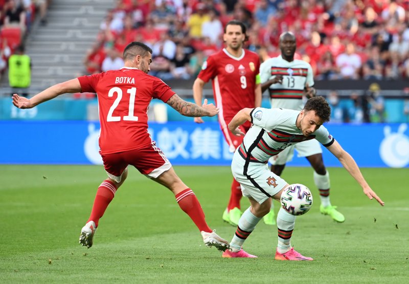 Macaristan-Portekiz maçından kareler