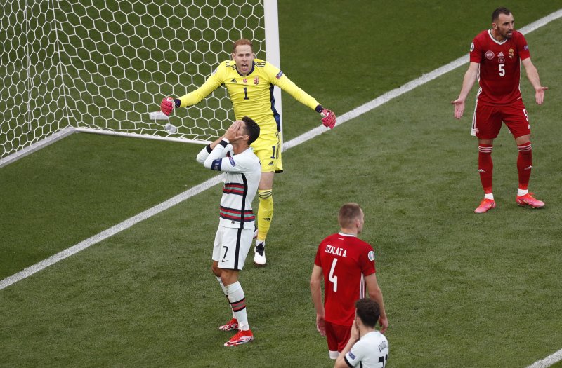 Macaristan-Portekiz maçından kareler