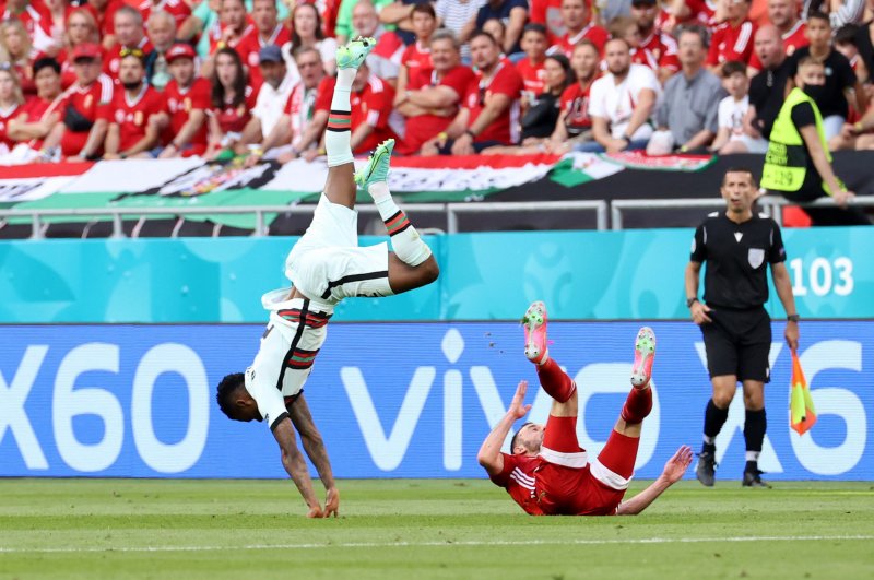 Macaristan-Portekiz maçından kareler