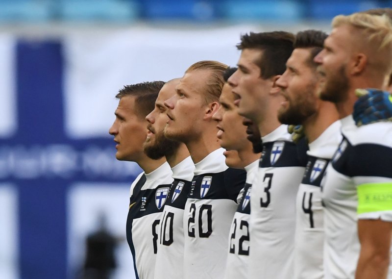 Finlandiya-Rusya maçından kareler