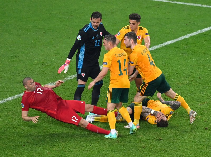 Euro 2020 Türkiye - Galler maçından kareler