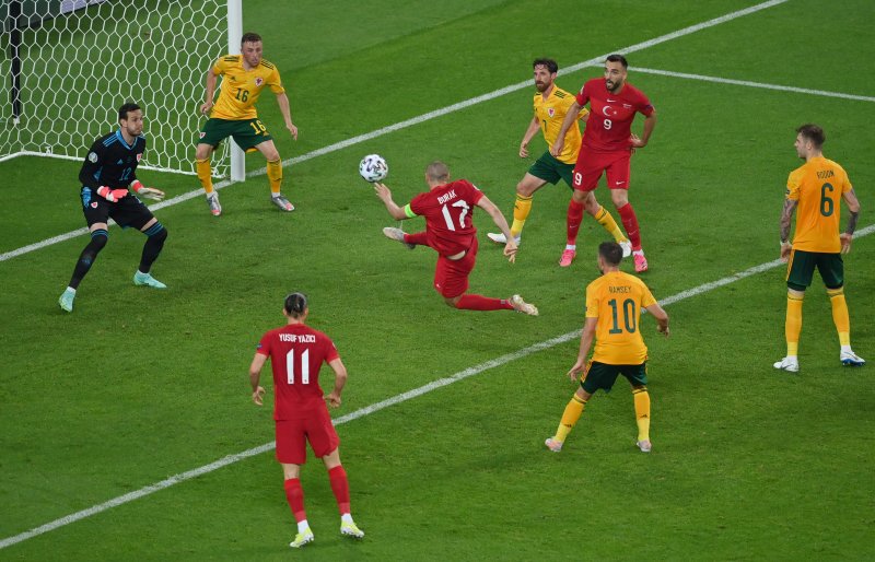 Euro 2020 Türkiye - Galler maçından kareler