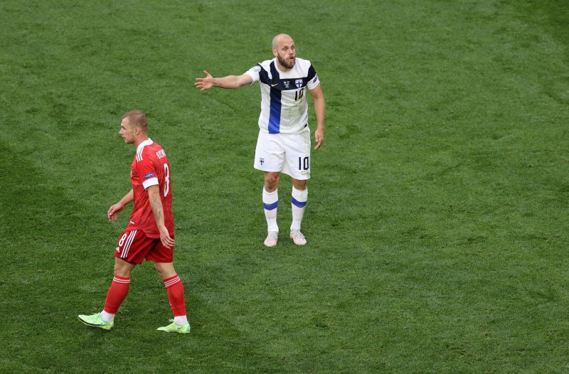 Finlandiya-Rusya maçından kareler