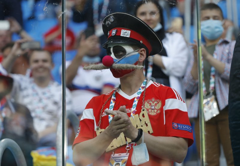 Finlandiya-Rusya maçından kareler