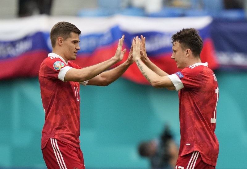 Finlandiya-Rusya maçından kareler