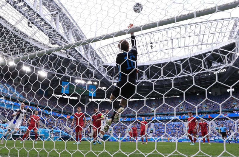 Finlandiya-Rusya maçından kareler