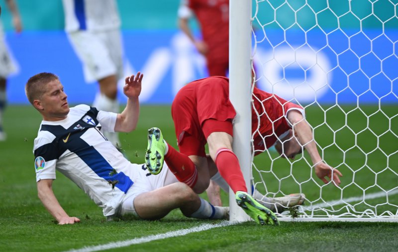 Finlandiya-Rusya maçından kareler