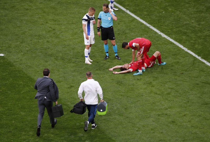 Finlandiya-Rusya maçından kareler