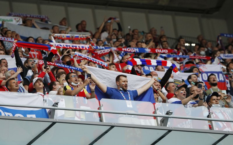 Finlandiya-Rusya maçından kareler