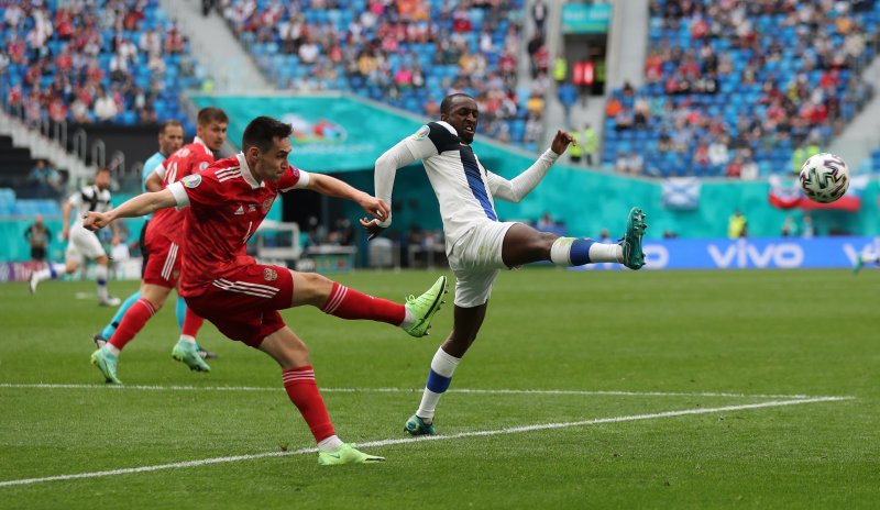 Finlandiya-Rusya maçından kareler