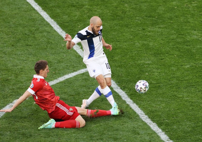 Finlandiya-Rusya maçından kareler