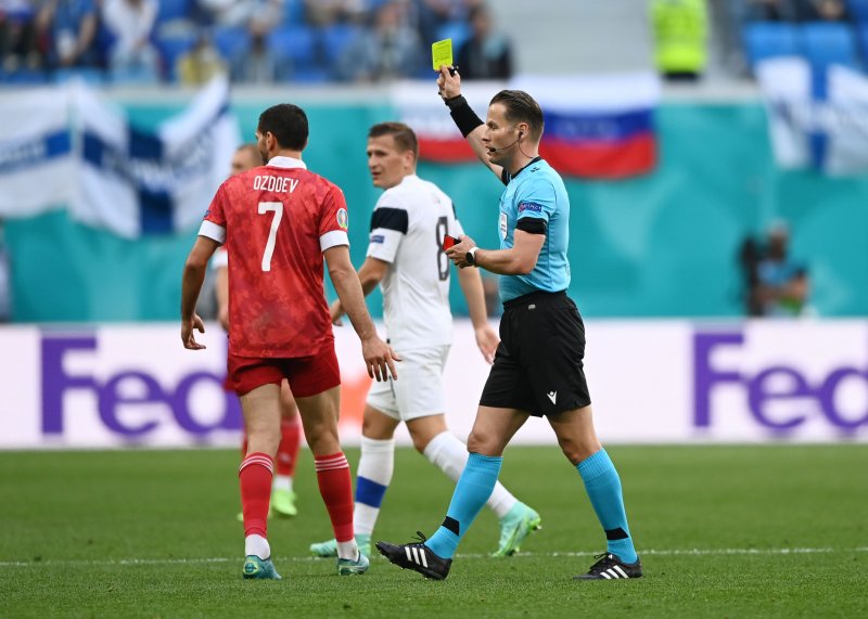 Finlandiya-Rusya maçından kareler