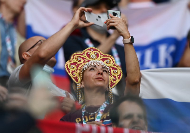 Finlandiya-Rusya maçından kareler