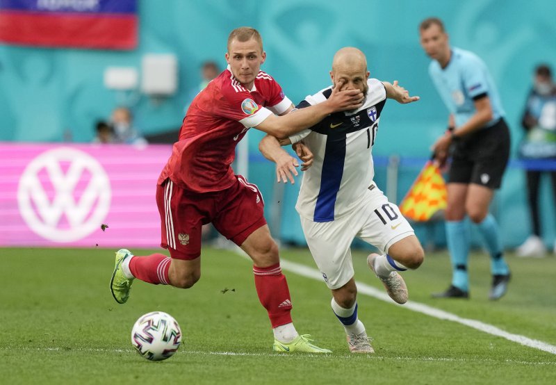 Finlandiya-Rusya maçından kareler