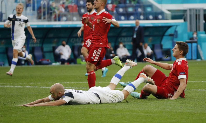 Finlandiya-Rusya maçından kareler