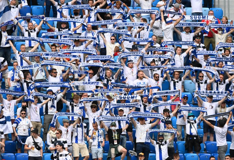 Finlandiya-Rusya maçından kareler