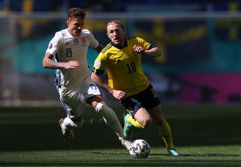 İsviçre-Slovakya maçından kareler