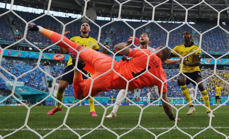 İsviçre-Slovakya maçından kareler