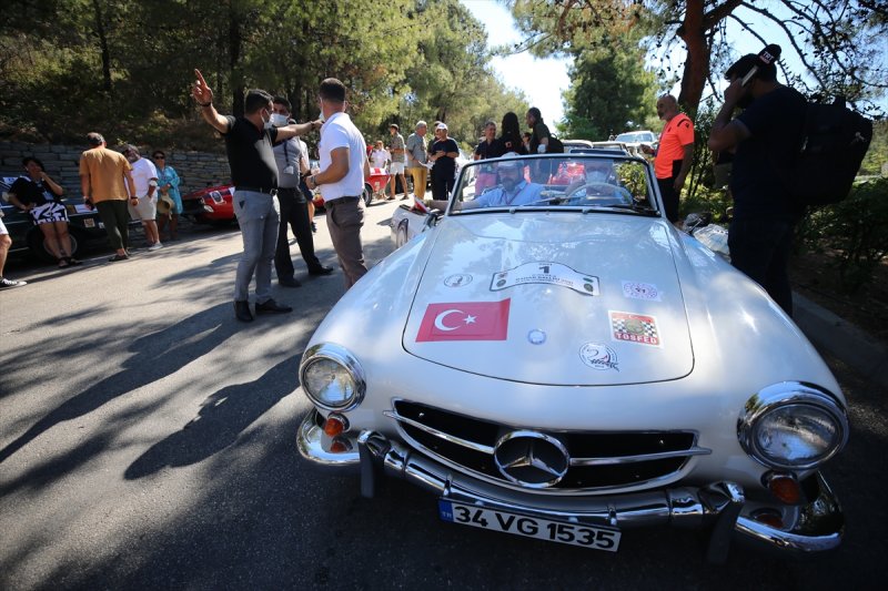 2021 Türkiye Klasik Otomobil Şampiyonası Bodrum'da başladı