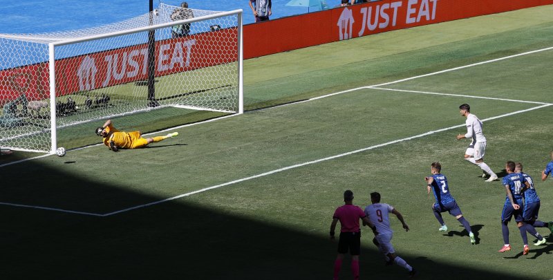 Euro 2020 Slovakya - İspanya maçından kareler