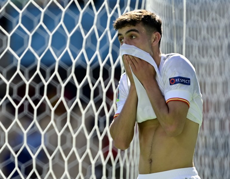 Euro 2020 Slovakya - İspanya maçından kareler