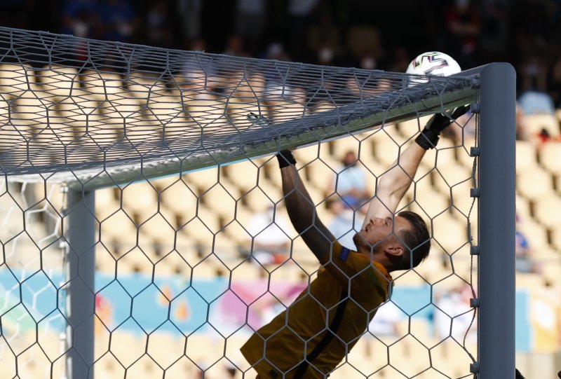 Euro 2020 Slovakya - İspanya maçından kareler