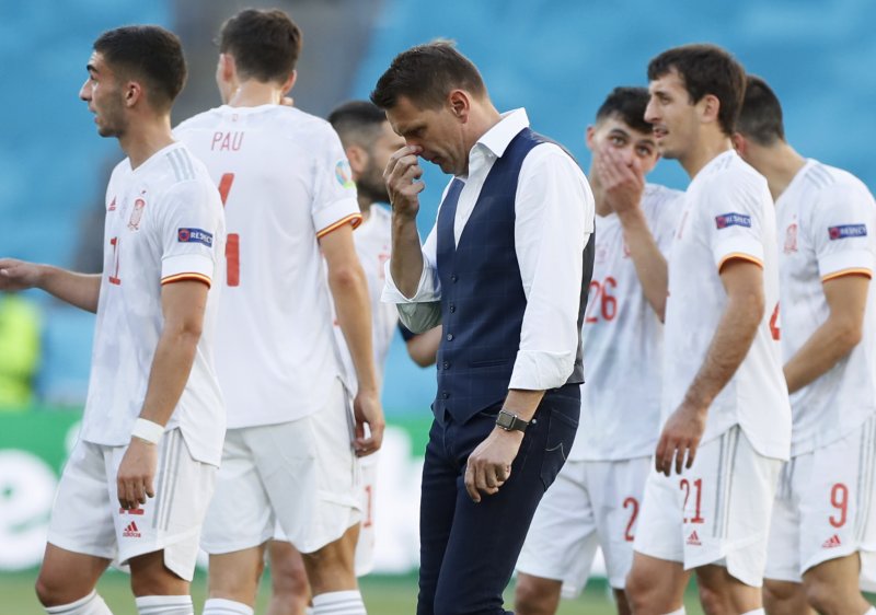 Euro 2020 Slovakya - İspanya maçından kareler