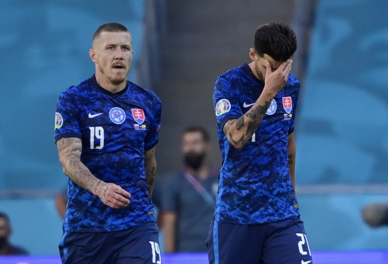 Euro 2020 Slovakya - İspanya maçından kareler