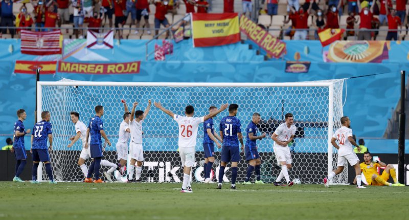 Euro 2020 Slovakya - İspanya maçından kareler