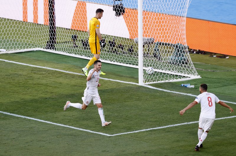 Euro 2020 Slovakya - İspanya maçından kareler