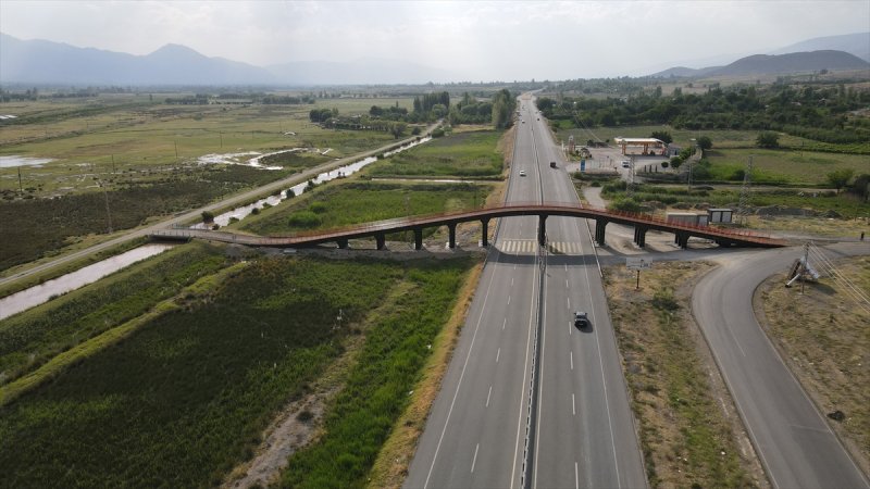 Erzincan'da Ekolojik Üst Geçit, güvenli geçiş rotası oldu