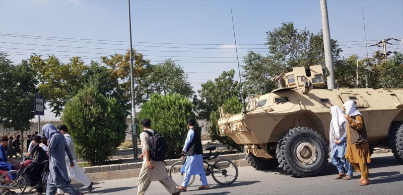 Kabil'de kaçış izdihamı