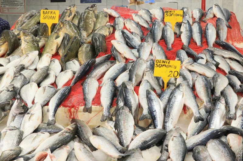 Balıklar, tezgahlardaki yerlerini aldı