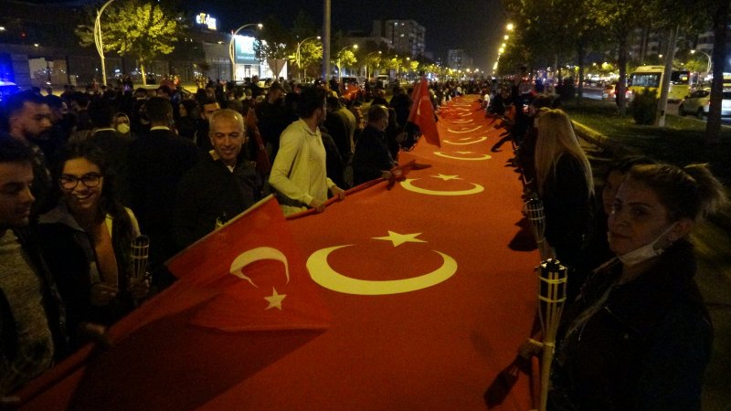 29 Ekim Cumhuriyet Bayramı sevinçle karşılandı