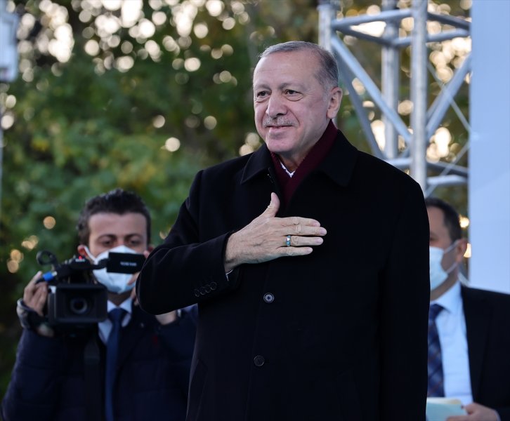 Çanakkale Toplu Açılış Töreni'nde fotoğraflarla Cumhurbaşkanı Erdoğan
